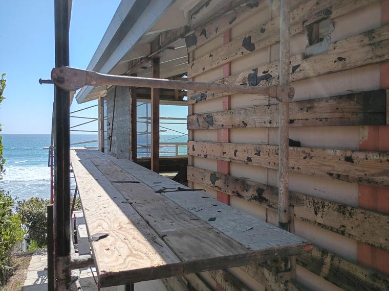 Coastal exterior strip-out